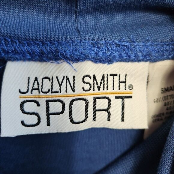 Jaclyn Smith Womens's sz small Sport Turtleneck blue New cotton blend - Picture 4 of 11